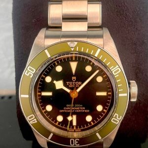 2021 Harrods Black Bay Tudor (Kermit jr 6100$ OBO with shipping)